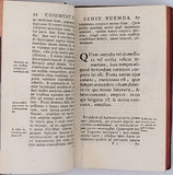 Jodoci Lommii Burani [Josse van LOM] "Commentarii de sanitate tuenda in primum librum de re medica Aurel. Cornelii Celsi, Editio tertia, emendatissima, Cum indicibus necessariis"