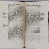 Jodoci Lommii Burani [Josse van LOM] "Commentarii de sanitate tuenda in primum librum de re medica Aurel. Cornelii Celsi, Editio tertia, emendatissima, Cum indicibus necessariis"