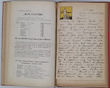 MÜLLER Jørgen Peter  [Avec une lettre autographe] "Mon système - 15 minutes de travail par jour pour la santé traduit sur la 5e édition danoise par E. Philipot"