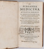 Anonyme [HECQUET Philippe] "De purganda Medicina a curarum sordibus* : ubi detecto evacuantium fuco, purgationum fraudes & imposturae, scandalo artis & artificis opprobrio futurae revelantur."