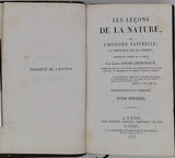 COUSIN-DESPREAUX Louis "Les Leçons de la Nature ou l'Histoire naturelle, la Physique et la Chimie présentées à l'Esprit et au Cœur"