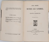 FROMENTIN Eugène "Une année dans le Sahel"