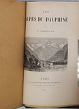 TALBERT Emile "Les Alpes, études et souvenirs" relié à la suite DEBRIGES E. "Les Alpes du Dauphiné"