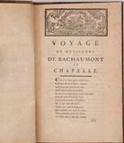 BACHAUMONT, CHAPELLE, LA FONTAINE, LEFRANC de POMPIGNAC, BERTIN, PIRON  "Recueil factice de 5 textes du Tome 28 des Voyages imaginaires, songes, visions et romans cabalistiques"