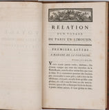 BACHAUMONT, CHAPELLE, LA FONTAINE, LEFRANC de POMPIGNAC, BERTIN, PIRON  "Recueil factice de 5 textes du Tome 28 des Voyages imaginaires, songes, visions et romans cabalistiques"