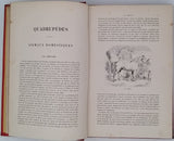 BUFFON Georges-Louis de, LACÉPÈDE Bernard de "Histoire naturelle extraite de Buffon et de Lacépède - Quadrupèdes, Oiseaux, Serpents, Poissons et Cétacés"