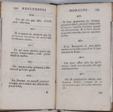 Anonyme [de La ROCHEFOUCAULD François] "Réflexions ou sentences et maximes morales augmentées de plus de deux cens nouvelles maximes et maximes et pensées diverses"