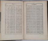 OZANAM Jacques "La Trigonométrie rectiligne et sphérique où il est traité de la construction des Tables de Sinus, Tangentes, Sécantes, et Logarithmes"