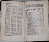 OZANAM Jacques "La Trigonométrie rectiligne et sphérique où il est traité de la construction des Tables de Sinus, Tangentes, Sécantes, et Logarithmes"