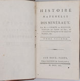 BUFFON Georges-Louis Leclerc, comte de "Histoire naturelle des Minéraux" [Complet en 9 volumes]