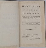 BUFFON Georges-Louis Leclerc, comte de "Histoire naturelle des Minéraux" [Complet en 9 volumes]