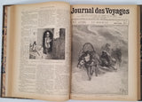 [Collectif - Recueil de journaux reliés] "Journal des Voyages et des aventures de terre et de mer" 2 Volumes année complète 1903