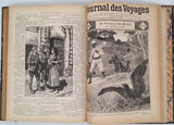 [Collectif - Recueil de journaux reliés] "Journal des Voyages et des aventures de terre et de mer" 2 Volumes année complète 1903