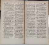 [Collectif] "Abrégé du Dictionnaire de l'Académie Françoise" (2 volumes)