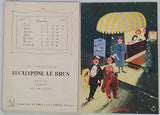 BELLUS Jean "Comment on s'enrhume en 12 images de Jean Bellus" [Plaquette publicitaire Calendrier 1954 COMPLET]