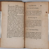 BRUZEAU Paul "La Conférence du Diable avec Luther contre le Saint Sacrement de la Messe avec la réfutation d'un Ecrit par M. Ereïter Ministre de Monsieur l'Ambassadeur de Suede pour défendre cette Conférence"