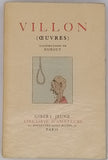 VILLON François [Illustrations de DUBOUT] "Œuvres de Villon"