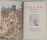 VILLON François [Illustrations de DUBOUT] "Œuvres de Villon"