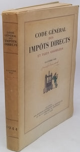 [Collectif] [Illustrations de HEMARD Joseph] "Code général des Impôts directs et taxes assimilées"