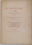 CHEVALIER Jules [Chanoine] "La Révolution à Die et dans la vallée de la Drôme (1789-1799)"