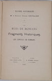 CHEVALIER Ulysse (Docteur) "Œuvres historiques du Docteur Ulysse Chevalier" [Complet en 3 volumes]