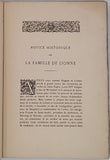 CHEVALIER Ulysse (Docteur) "Lettres inédites de Hughes de Lionne ministre des affaires étrangères sous Louis XIV précédées d'une Notice historique sur la famille de Lionne"