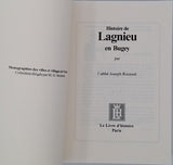 ROUSSET Joseph (Abbé) [Direction] "Histoire de Lagnieu en Bugey" [Reprint]