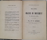 GERDY Pierre Nicolas "Maladies des organes du mouvement - Os, muscles, etc., en général"