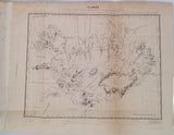 CHOJEÇKI Charles-Edmond "Voyage dans les mers du Nord à bord de la corvette La Reine Hortense. Notices scientifiques communiquées par MM. les Membres de l'expédition. Carte du voyage - Carte géologique de l'Islande"