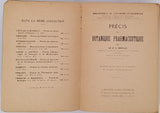 BEILLE Lucien "Précis de botanique pharmaceutique"