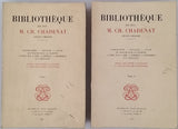 [COLLECTIF] [REPRINT] "Bibliothèque de feu M. Ch. Chadenat, ancien libraire. Géographie - Voyages - Atlas - Ouvrages sur la marine - Livres sur l'Asie, l'Afrique, l'Amérique et l'Océanie - Index des noms d'auteurs et des ouvrages anonymes"