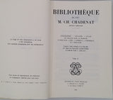 [COLLECTIF] [REPRINT] "Bibliothèque de feu M. Ch. Chadenat, ancien libraire. Géographie - Voyages - Atlas - Ouvrages sur la marine - Livres sur l'Asie, l'Afrique, l'Amérique et l'Océanie - Index des noms d'auteurs et des ouvrages anonymes"