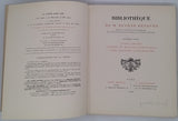 MEYNIAL Jules, GIRAUD-BADIN Louis "Bibliothèque de M. Eugène Renevey - Première partie : Livres anciens - Editions et reliures romantiques - Livres illustrés contemporains"