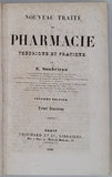 SOUBEIRAN Eugène "Nouveau traité de Pharmacie théorique et pratique"