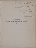 OBERTY Luce "La légende de la Tour penchée de Soyons - Pièce en trois actes, en prose"