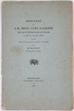 BLAIN Pierre Augustin [Abbé] "Mémoires de J.-B. Brun, curé d'Aouste, sur les évènements de son église de 1792 au Concordat (1802) - Publiés avec notice biographique et notes"