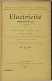 JANET Paul "Electricité industrielle 3ème année"