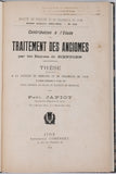 JAPIOT Paul [Thèse de Médecine] "Contribution à l'étude du traitement des angiomes par les Rayons de Rœntgen"