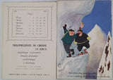 BELLUS Jean "Comment on s'enrhume à la montagne" [Plaquette publicitaire Calendrier 1959 COMPLET]