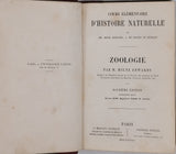 MILNE-EDWARDS Henri  "Cours élémentaire d'Histoire naturelle - Zoologie"