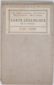 Collectif "Carte géologique de la France N° 210, Orange"