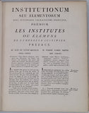 JUSTINIEN [Traducteur HULOT Henry] "Les Institutes de l'Empereur Justinien, traduites en français par M. H. Hulot"