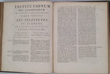 JUSTINIEN [Traducteur HULOT Henry] "Les Institutes de l'Empereur Justinien, traduites en français par M. H. Hulot"