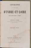 JOANNE Adolphe "Géographie du département d'Indre et Loire"