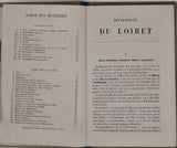 JOANNE Adolphe "Géographie du département du Loiret"