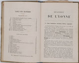 JOANNE Adolphe "Géographie du département de l'Yonne"