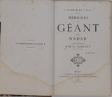 NADAR [Félix TOURNACHON dit] "A terre & en l'air... - Mémoires du Géant avec une introduction par M. Babinet"