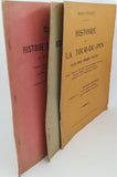 RIOLLET Marius "Histoire de la Tour-du-Pin et de onze villages voisins : Cessieu, Saint-Clair, Saint-Didier, Saint-Jean-de-Soudin, Rochetoirin, Montcarra, Montceau, Saint-Victor-de-Cessieu, ..." [3 fascicules]