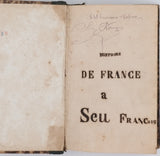 HUBAULT Gustave, MARGUERIN Émile "Histoire de France depuis les origines jusqu'en 1815 - A l'usage de tous les Établissements d'instruction publique"