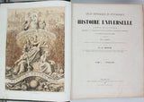 SCHNITZLER Jean-Henri "Atlas Historique et Pittoresque ou Histoire Universelle disposée en tableaux synoptiques embrassant à la fois les faits politiques, religieux, littéraires et artistiques et illustrée de cartes et de planches"